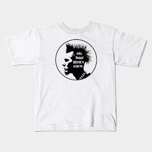 Ski Hair Circle Kids T-Shirt